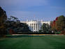 Over the fence and across the lawns to the The White House in Washington DC.