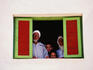 Berber family looking out window, Nador