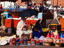 Woman selling souvenirs.