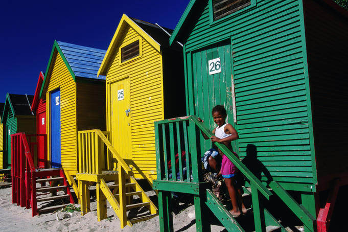 Cape Town Image bathing huts,