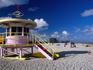 Art Deco lifesaver's watch house - Hollywood, Florida