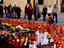 Candles on the tomb to the Victims of Communism on All Saints' Day (1st November), Rakowicki Cemetery.