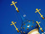 Onion-shaped towers of the Russian Orthodox Church of the Holy Trinity, San Telmo.