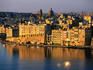 Overhead of waterfront from Valletta.