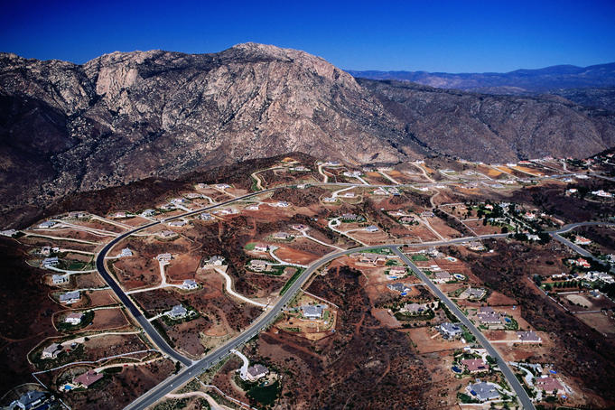 Aerial of Flynn Springs.