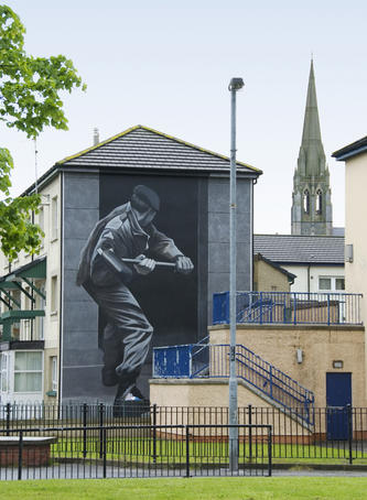 The Bogside Rossville Street Republican mural.