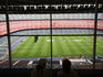 The 100,000-seat Camp Nou Stadium, home to the Futbol Club Barcelona, viewed from the press gallery.