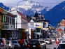 View along St Martin, Ushuaia's main street.
