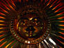 Detail of ornamental sun in Surya Chopar room in City Palace Museum.
