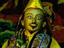 Statue of fifth Dalai Lama, Main Assembly Hall, Drepung Monastery.