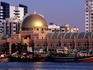 Al Majarrah Souk on the south bank of Khaled Lagoon.