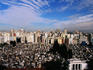 Looking over Recoleta Cemetery towards the city.