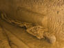 Mummies in tomb on the mountain of the dead.