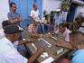 Domino players in a little square of Old Havana.