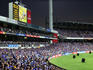 Rugby crowds supporting the Western Force at Subiaco Oval.