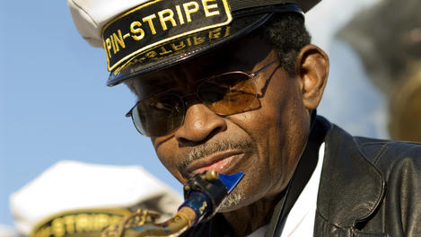 Saxophone player, New Orleans