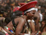 Female dancer, Zulu reed dance.
