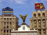 Gilded Angel on top of Metro station in Maydan Nezalezhnosti.