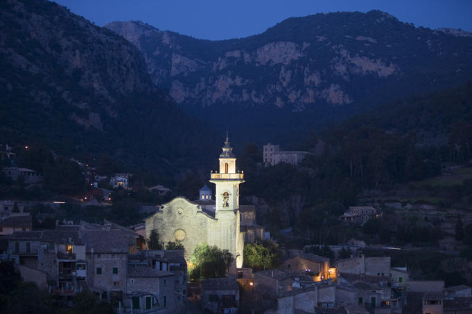 Valldemossa by night.