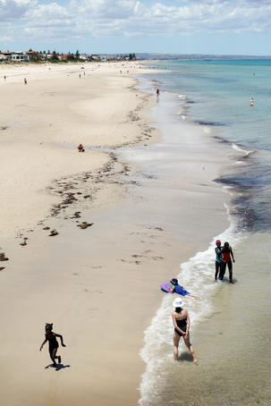Overhead of Semaphore Beach.