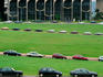 Cars on Esplanada de los Ministerios.