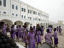 Ghanaian school children visiting Cape Coast Castle