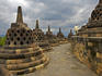 Stupas, Borobudur Temple.