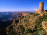 Watchtower at Desert View on canyon's southern edge.