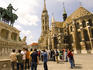 Matthias Church and statue of Saint Stephen.