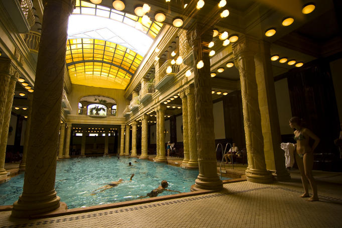 Thermal baths of the Gellert Hotel.