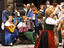 Austrian folk dancing in Saint Stephen's Platz.