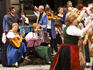 Austrian folk dancing in Saint Stephen's Platz.