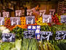 Produce section at Naschmarkt.