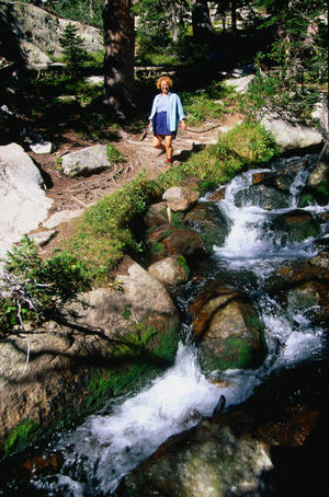 Above The Loch on the Glacier Gorge hike - Rocky Mountains National Park, Colorado