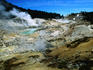 Steam rising in Bumpass Hell - Lassen Volcanic National Park, California