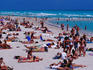 People on South Beach.