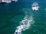 Jet skis on Biscayne Bay near Miami Beach Marina.
