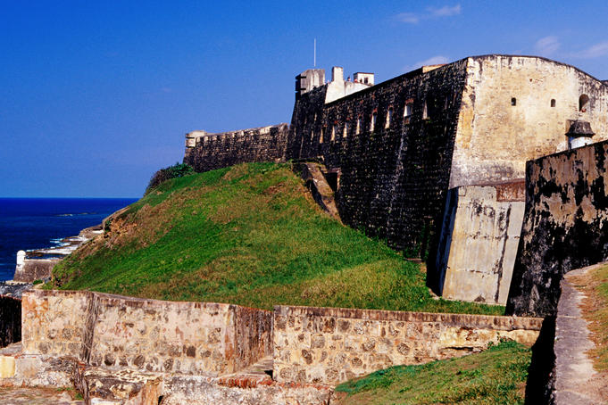 San Cristobal Fort & city walls.
