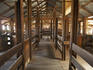 Interior of historic Kinchega woolshed.