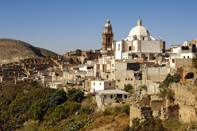 Ruins and abandoned silver mines of Real De Catorce.
