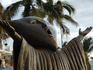 Sculpture along the Malecon.