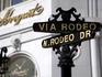 Street sign on Rodeo Drive, Beverly Hills.