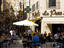 Lunchtime crowds, Languedoc-Roussillon