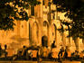 Outdoor dining near Palais des Papes.