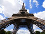 Eiffel Tower from below.