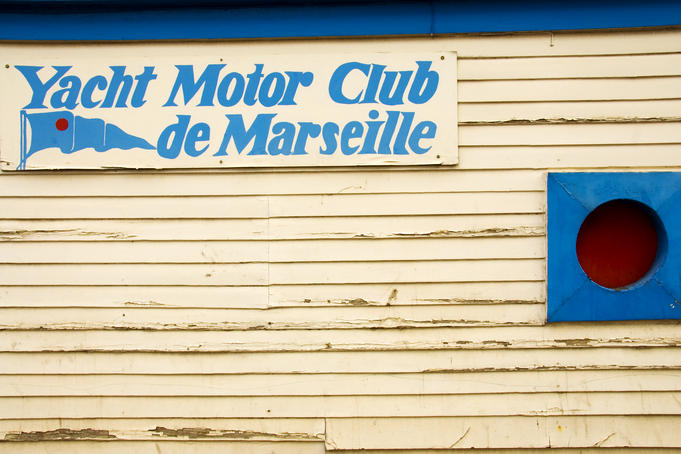 Building detail at Vieux Port.