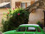 Old green Renault, France
