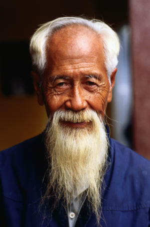 Portrait of old man.