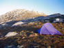 Camp site below summit of Mt Townsend.