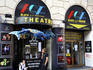 Black Light Theatre box office entrance.